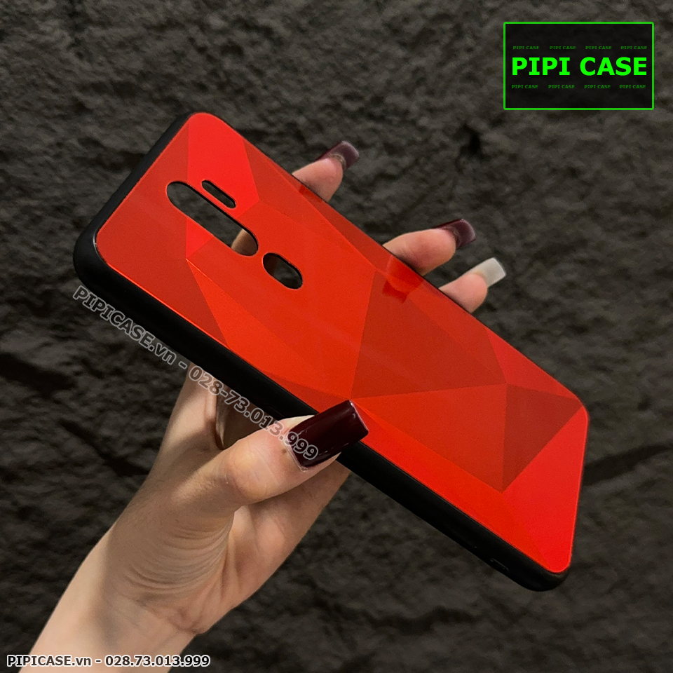 Ốp Lưng Oppo A9 2020 - Kim Cương 6D - Đỏ_thumbnail_2