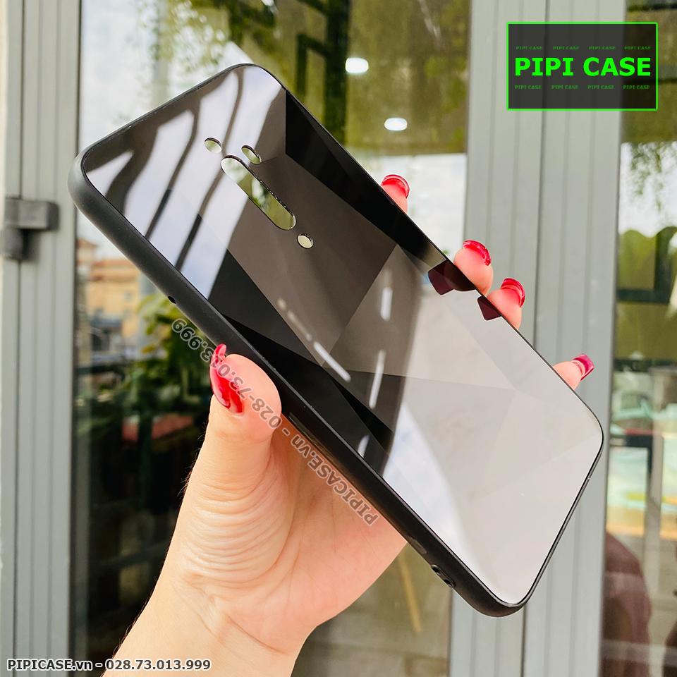 Ốp Lưng Oppo Reno 2F - Kim Cương 6D - Đen_thumbnail_4
