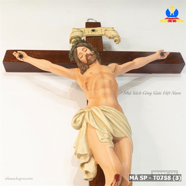 Tượng Chúa chịu nạn 50cm vẽ tay_thumbnail_2