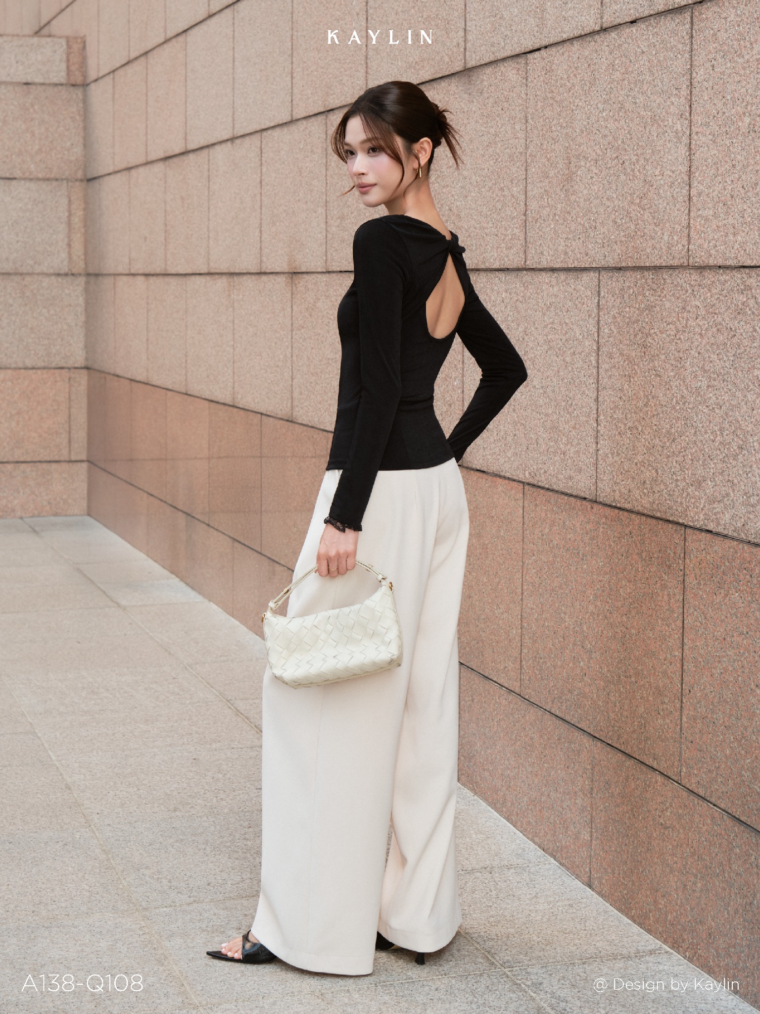 Áo Thun Lưng Xoắn KAYLIN Soft Twist Top