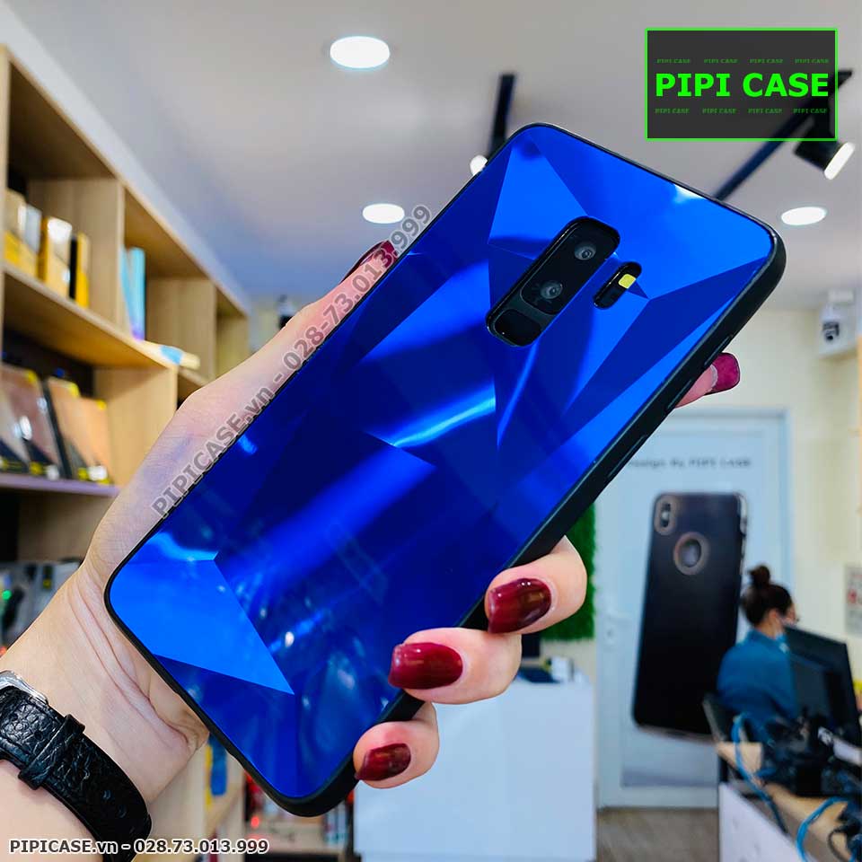 Ốp Lưng Samsung S9 - Kim Cương 6D - Xanh_thumbnail_2