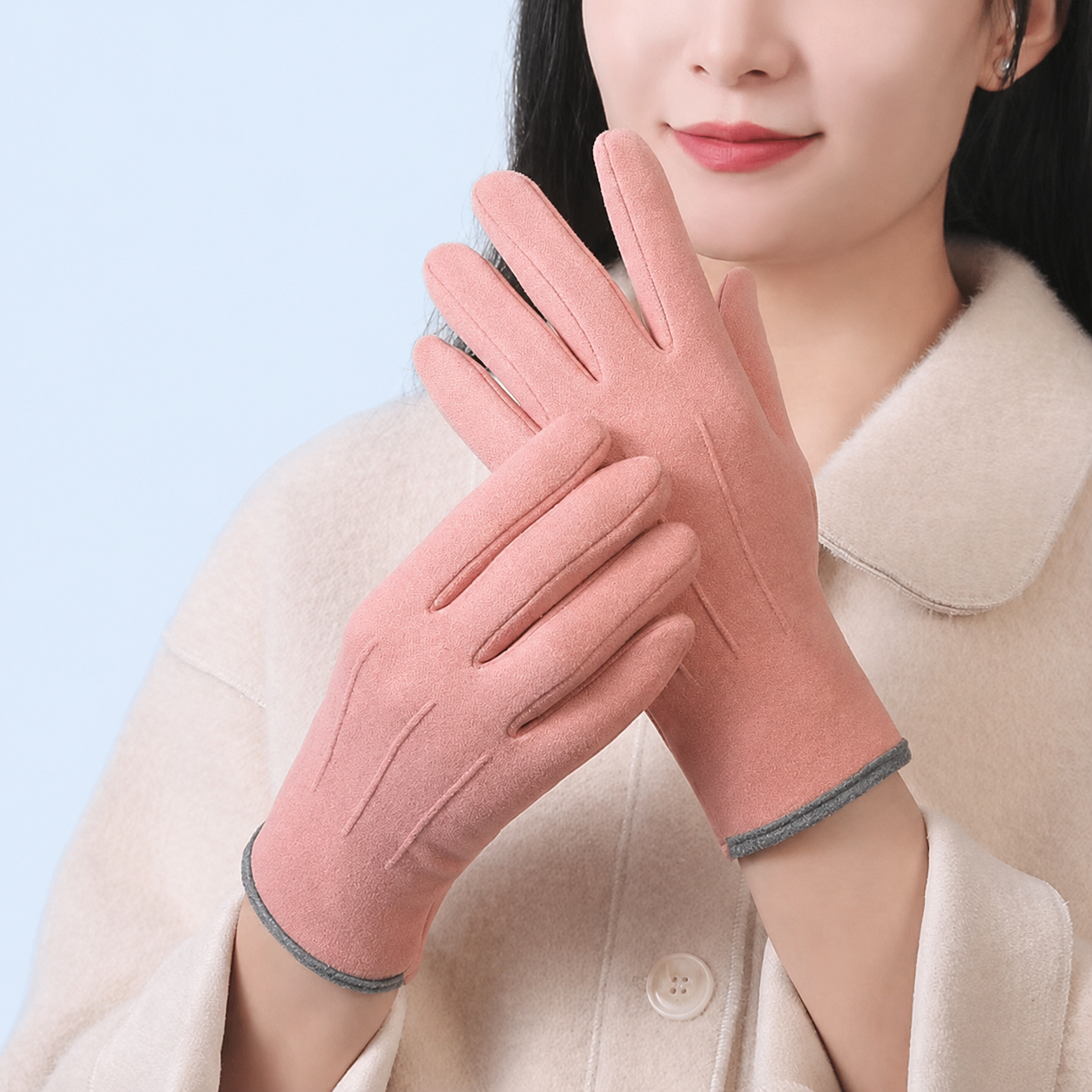 Bao Tay Nữ Cao Cấp Dày Dặn Chống Nắng UV, Găng Tay Thu Đông_thumbnail_1