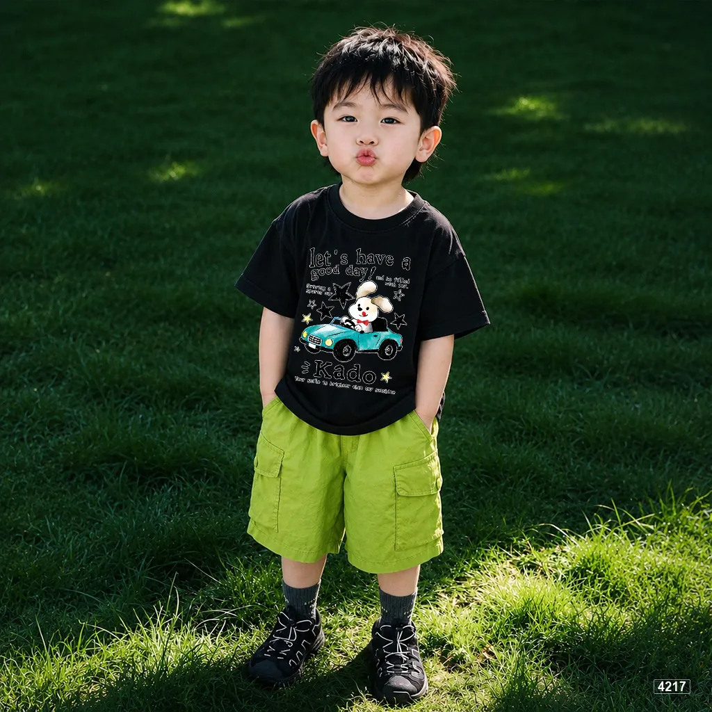 Áo thun bé trai Puppy Driver dễ thương Kado 4217_thumbnail_4