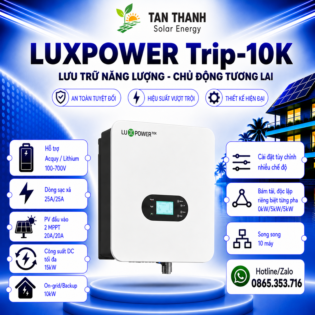 Luxpower Hybrid Trip-10K 10kW