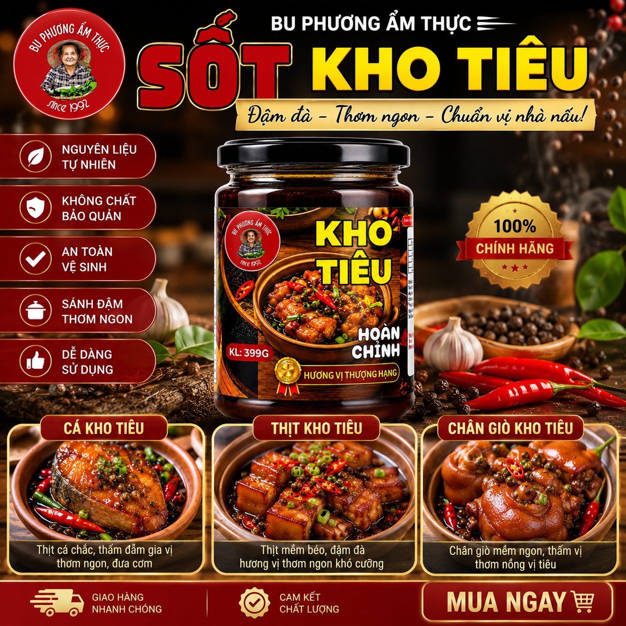 Sốt Kho Tiêu Bu Phương 399G – Kho Thịt, Cá, Sườn Đậm Đà - BP48_thumbnail_3