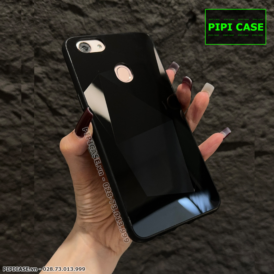 Ốp Lưng Oppo F5 - Kim Cương 6D - Đen_thumbnail_1