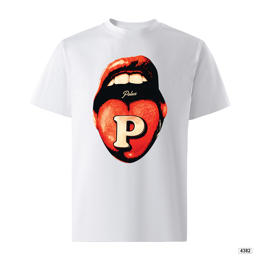 Áo thun nam Red Lips Graphic form rộng cá tính Polux 4382_thumbnail_9