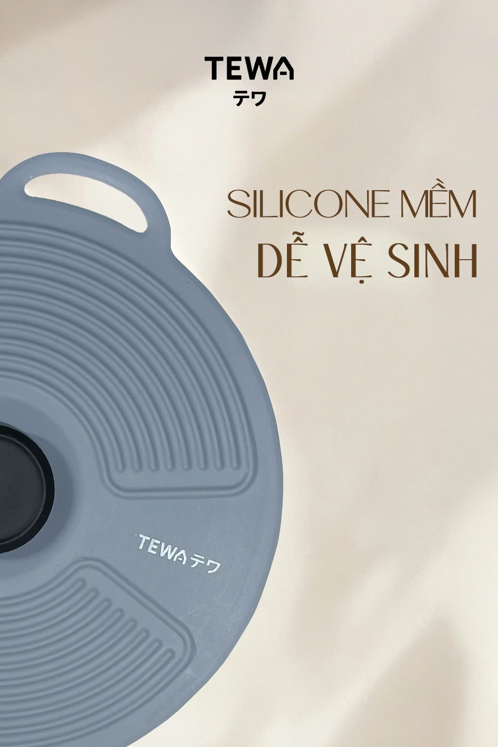 BỘ 2 NẮP ĐẬY SILICONE DÙNG TRONG NHÀ BẾP 15 VÀ 20 CM TEWA