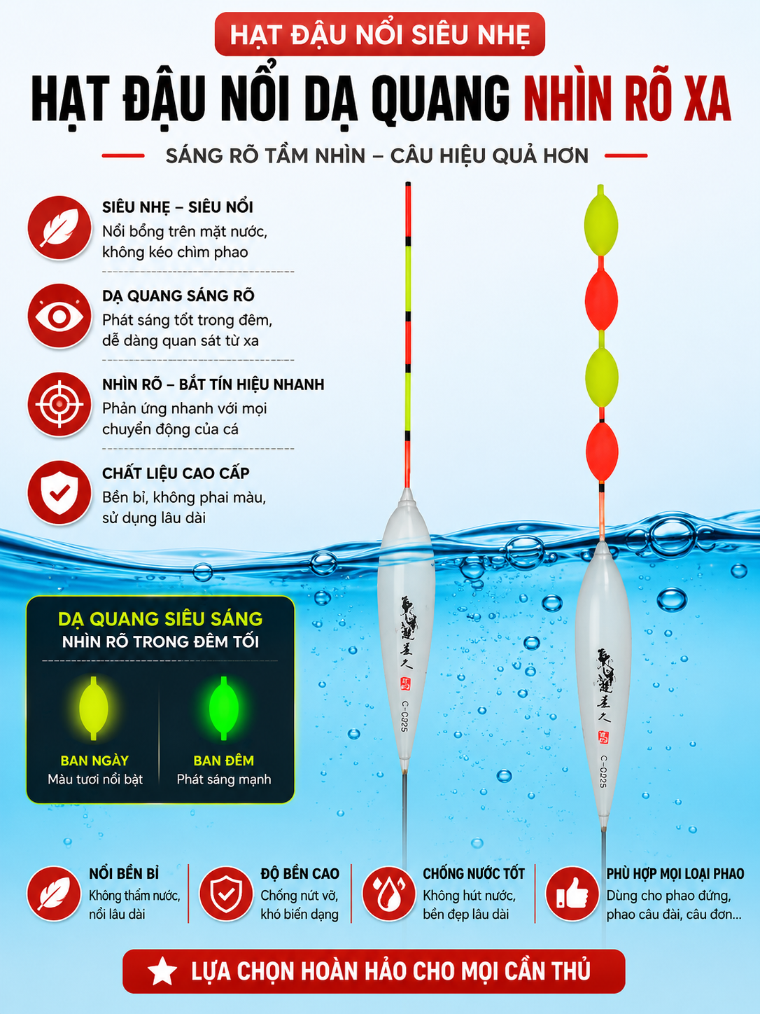 Hạt Độ Tăm Phao Dạ Quang Phát Sáng_thumbnail_1