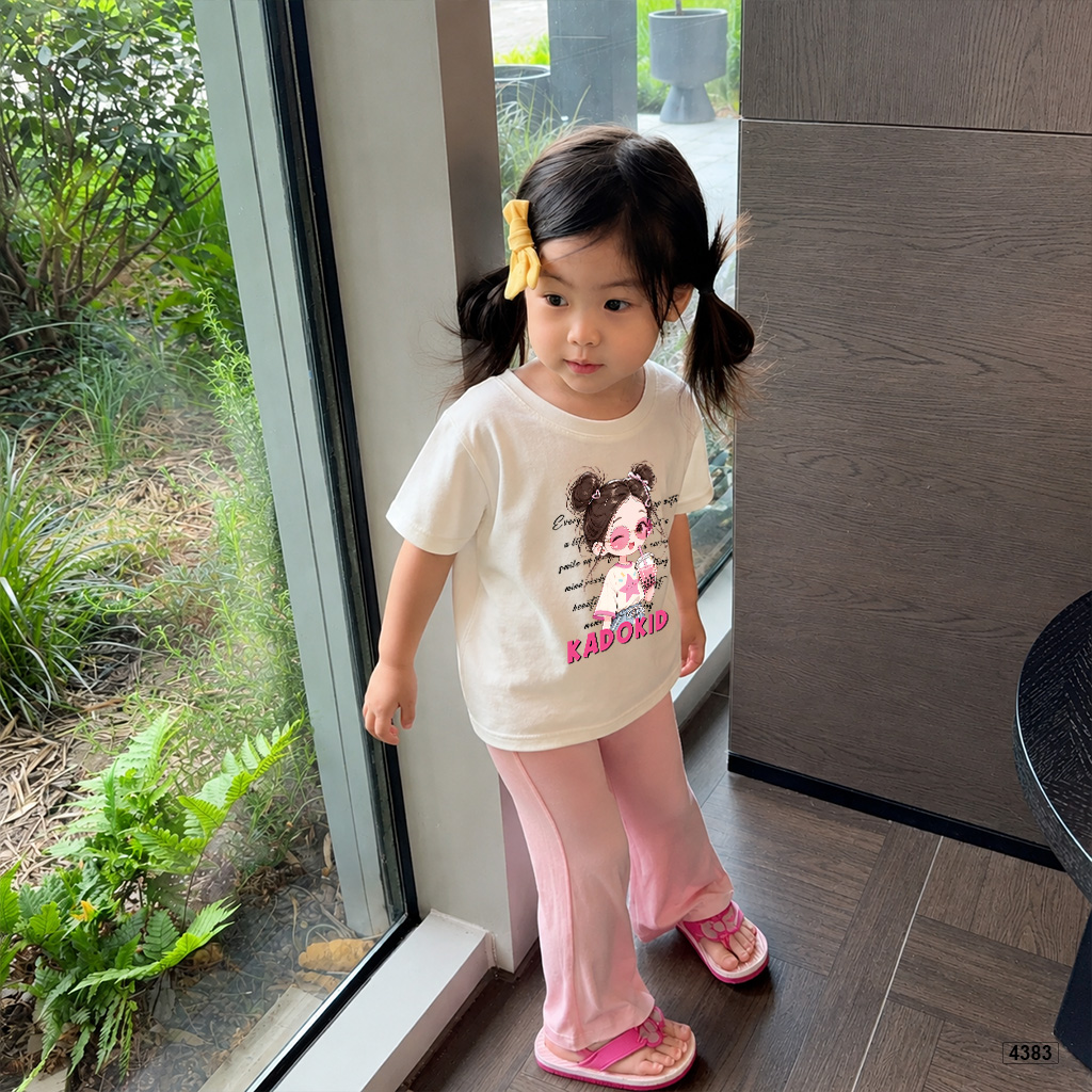 Áo thun bé gái form rộng bubble tea Kado 4383_thumbnail_4