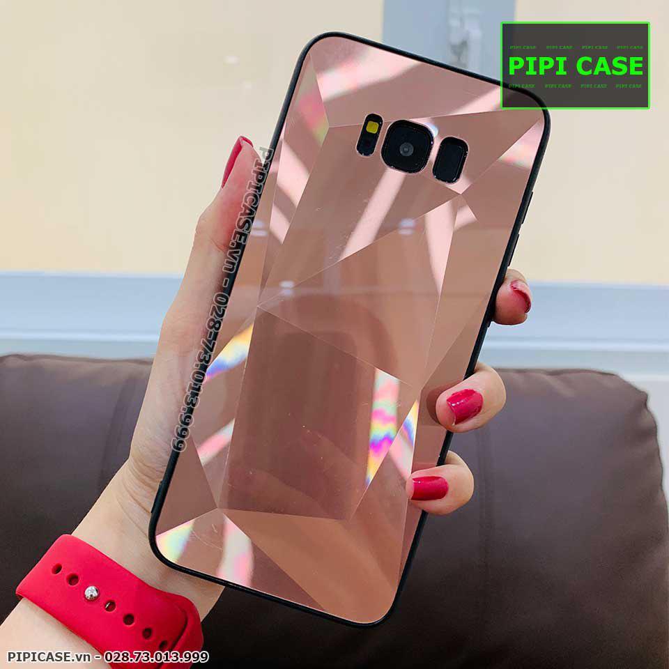 Ốp Lưng Samsung S8 - Kim Cương 6D - Nâu_thumbnail_4