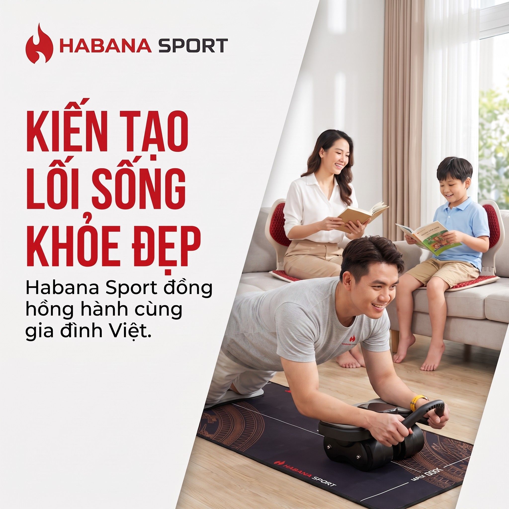 HABANA SPORT ĐỒNG HÀNH CÙNG GIA ĐÌNH: KIẾN TẠO LỐI SỐNG KHỎE ĐẸP TỪ NHÀ RA PHỐ