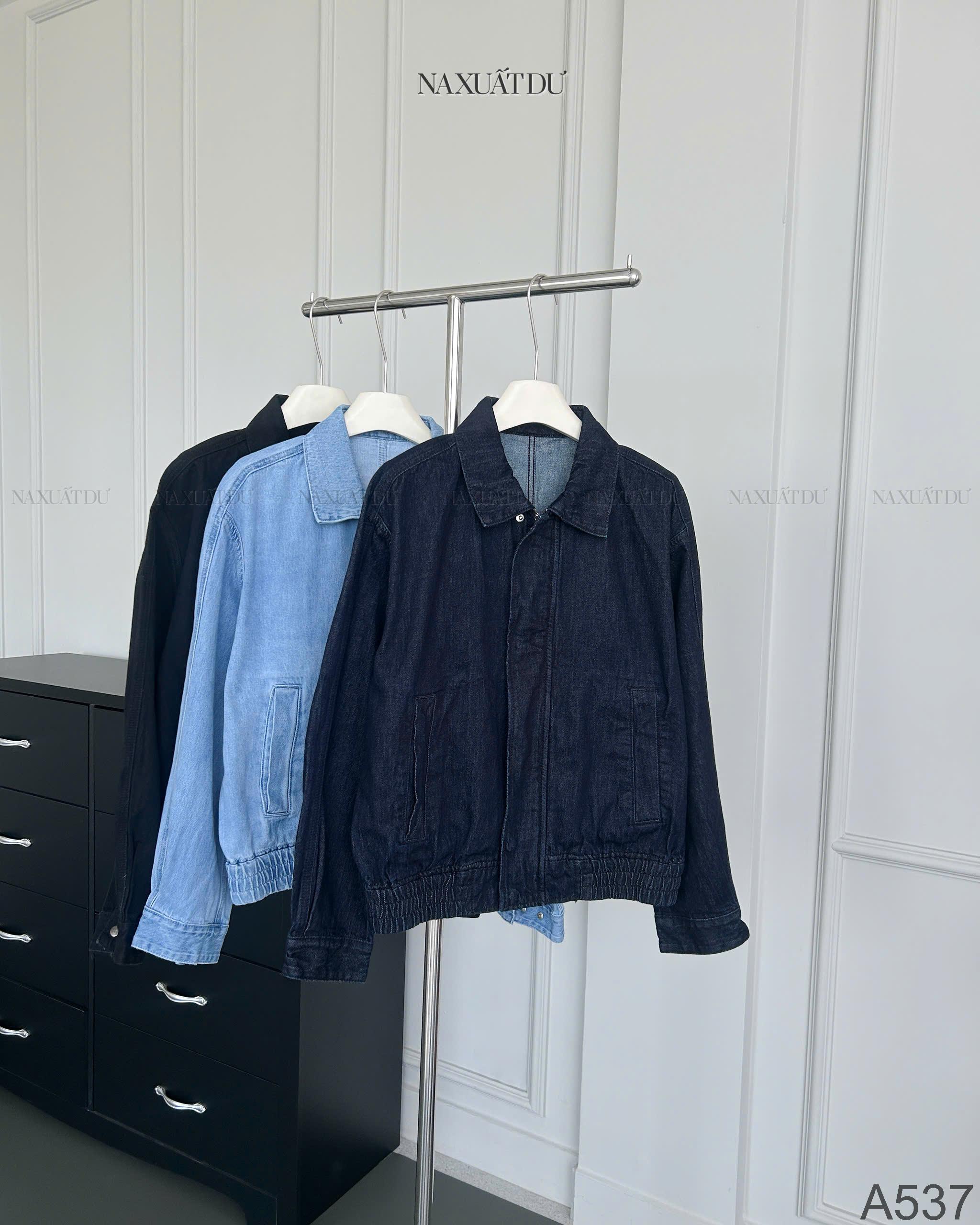 Áo khoác Jeans có bo - A537 - HV_thumbnail_1
