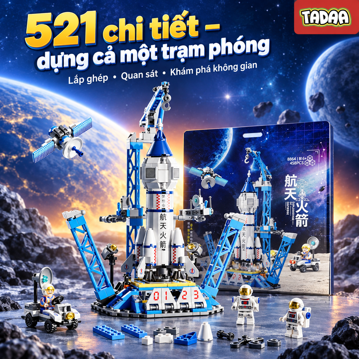 Bộ xếp hình chủ đề vũ trụ 458 chi tiết – Hành Trình Không Gian_thumbnail_4