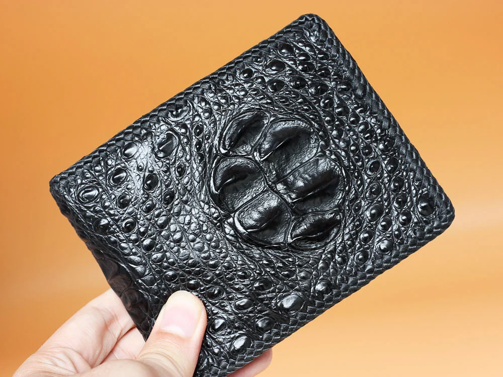 TIMAN RidgeLine – Crocodile Wallet with Edge Stitch