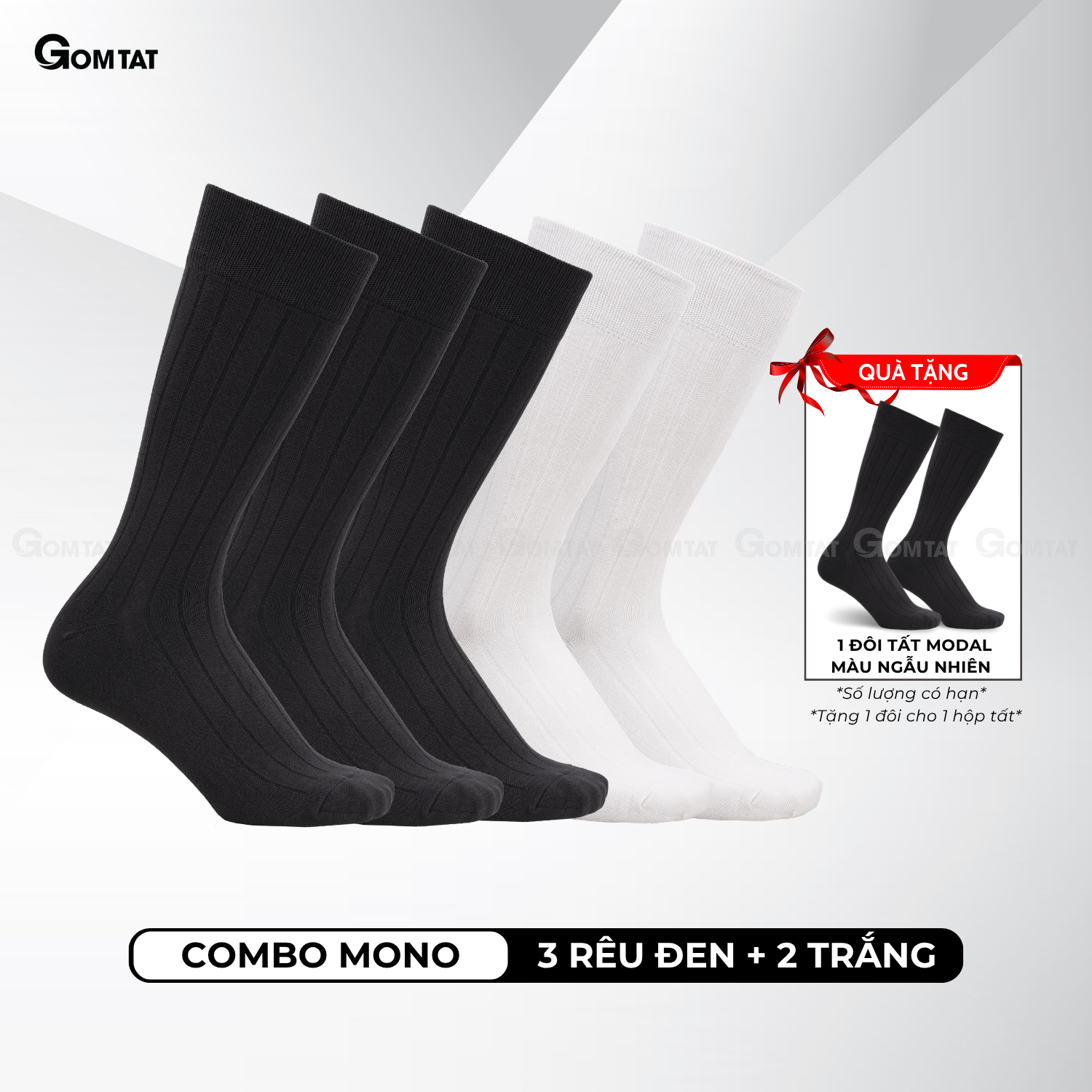 [MODAL PREMIUM] Hộp 5 đôi tất nam đi giày tây GOMTAT, chất liệu sợi Modal gỗ sồi cao cấp kháng khuẩn - STA-5012_thumbnail_15