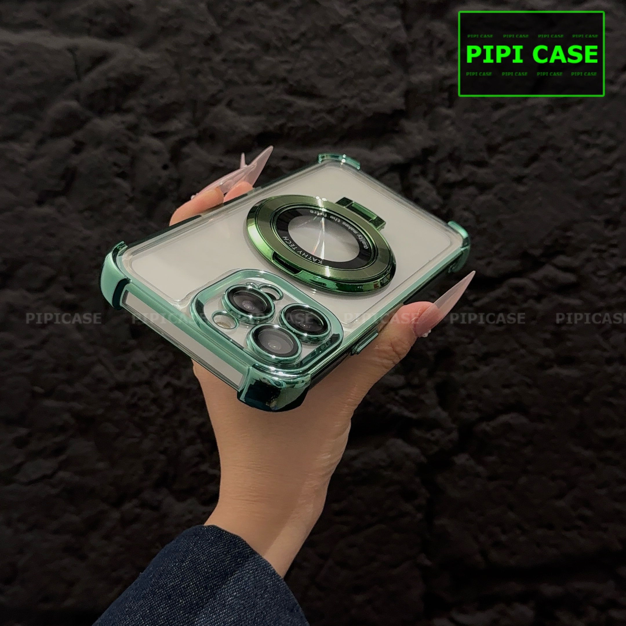 Ốp Lưng iPhone 15 Pro - Ven - Xanh lá_thumbnail_19