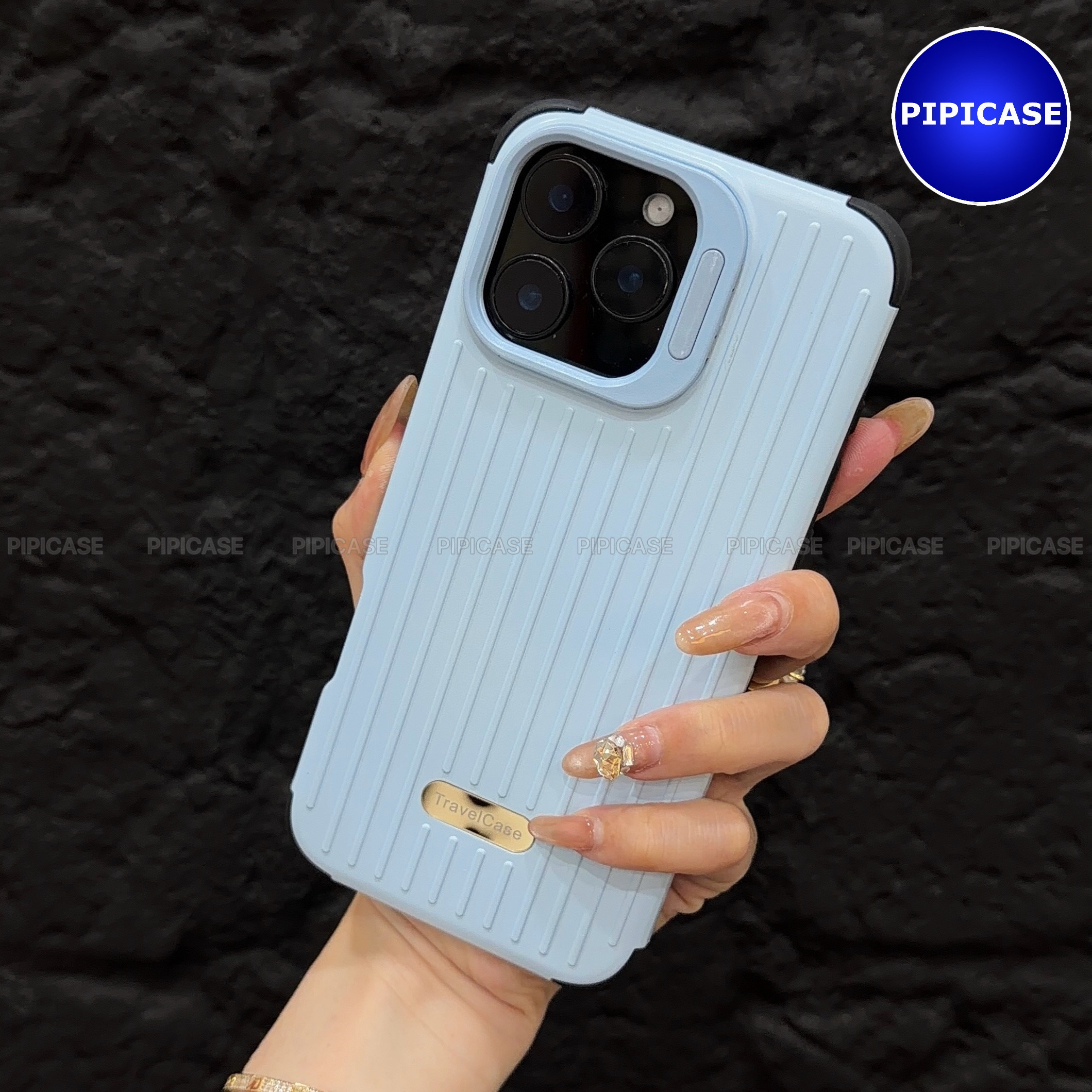 Ốp Lưng iPhone 16 Pro Max - Hondao - Xanh Nhạt