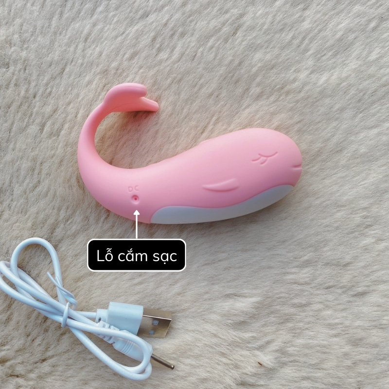 Máy Massage Âm Đạo Cá Voi Nhỏ Little Whale Jiuai 10 Chế Độ_thumbnail_2