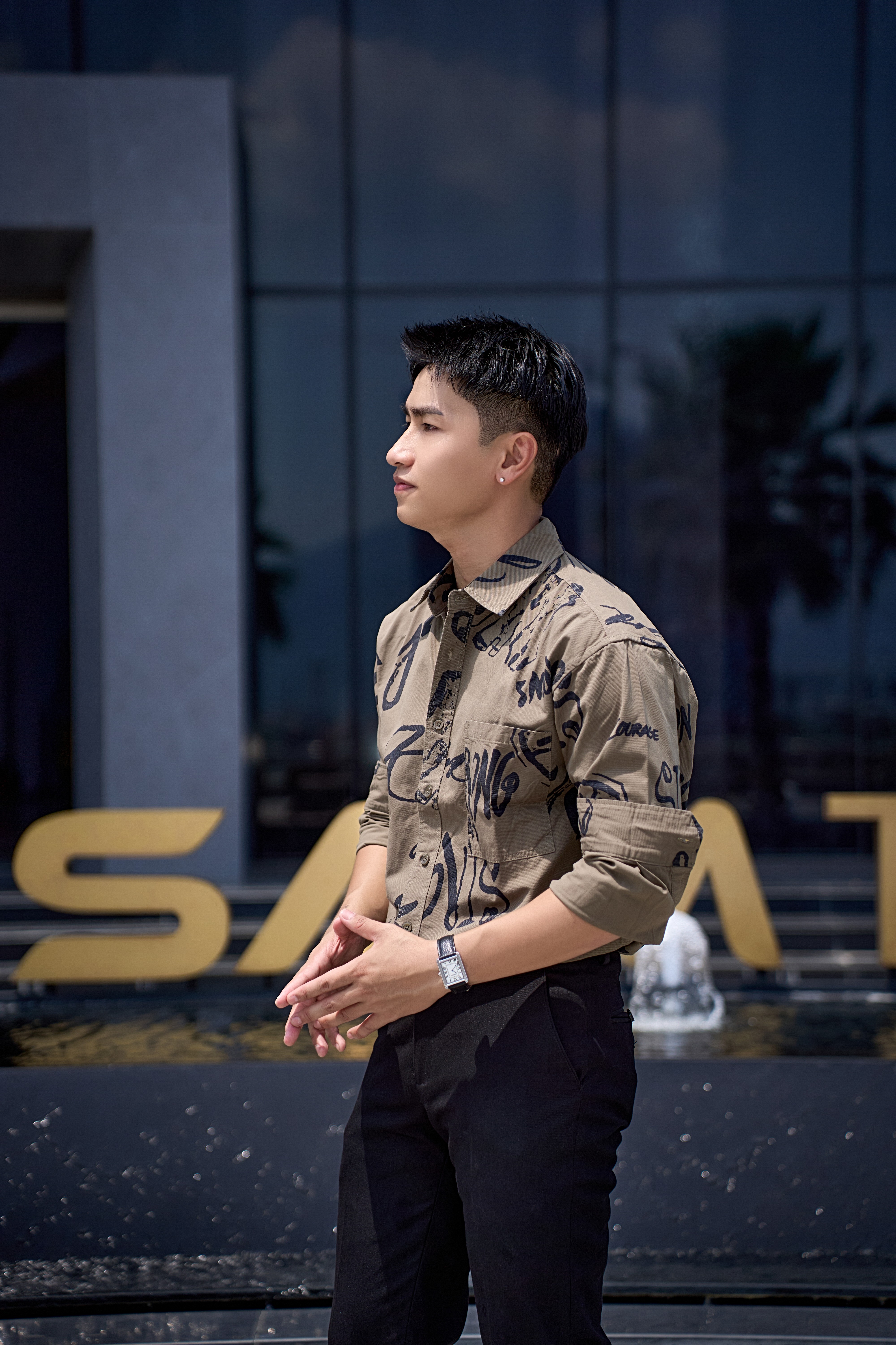 SA111 - Áo Sơ Mi Nam Phong Cách Nhật Bản In Nghệ Thuật Dài Tay Chất Cotton Mềm Mại_thumbnail_2