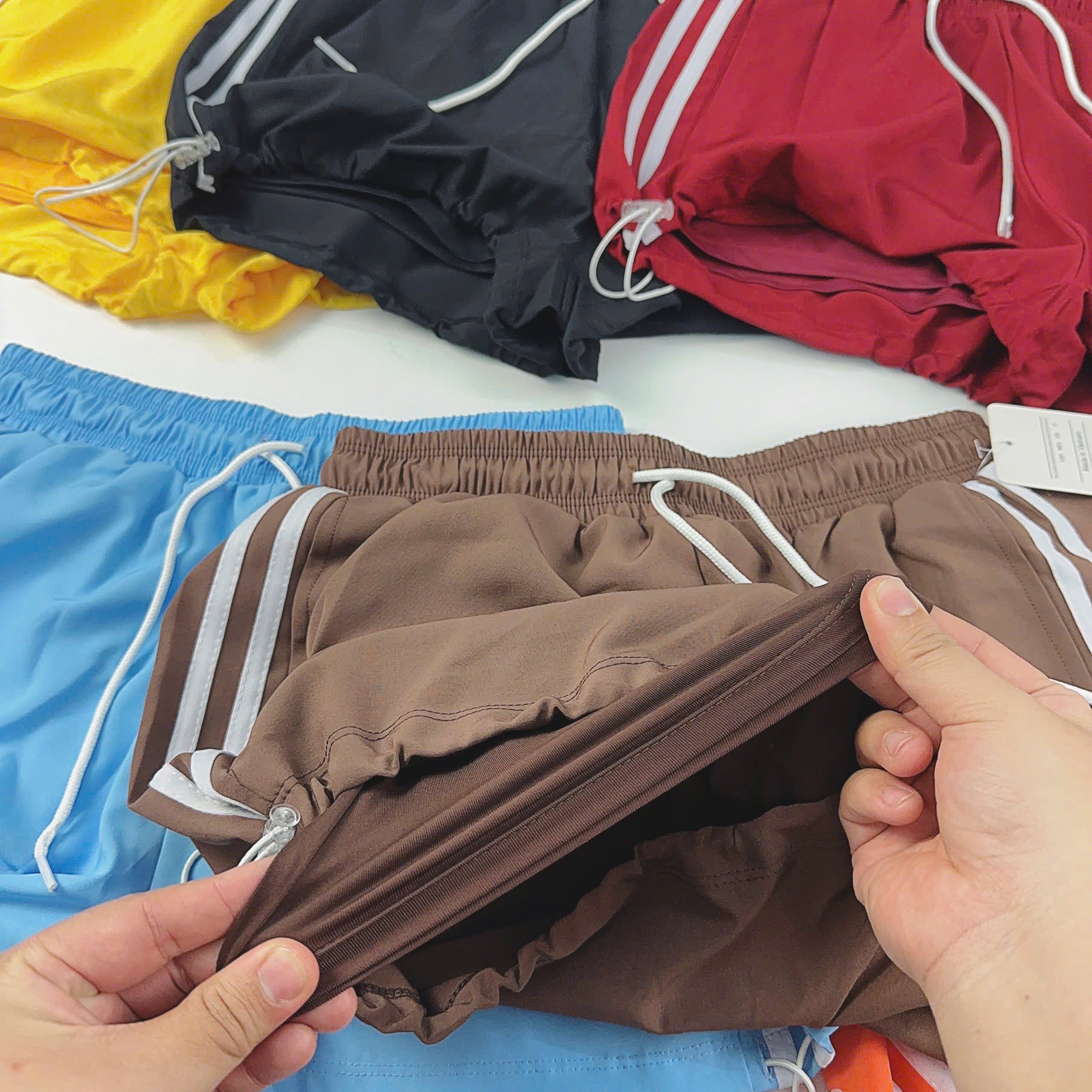 Quần Đùi Thể Thao Tập Gym Chạy Bộ Nữ Yumiisportswear Boxer Bí Ngô Rút Dây Dáng Rộng Kèm Quần Bảo Hộ Chống Lộ Lưng Cao_thumbnail_26