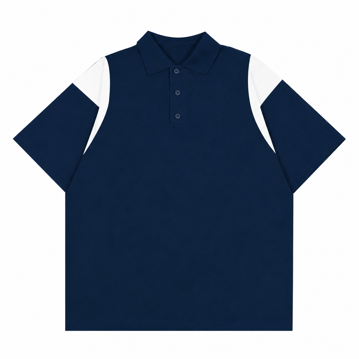 Áo Thun Oversize Phối Vai Polo