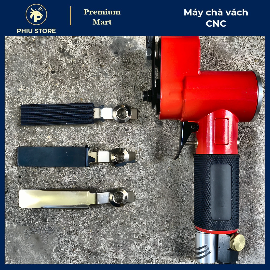 Máy chà vách CNC, máy chà nhám hơi cầm tay, máy chà nhám khí nén, máy chà nhám mini cầm tay, đế 60x17mm, PHIU STORE_thumbnail_7