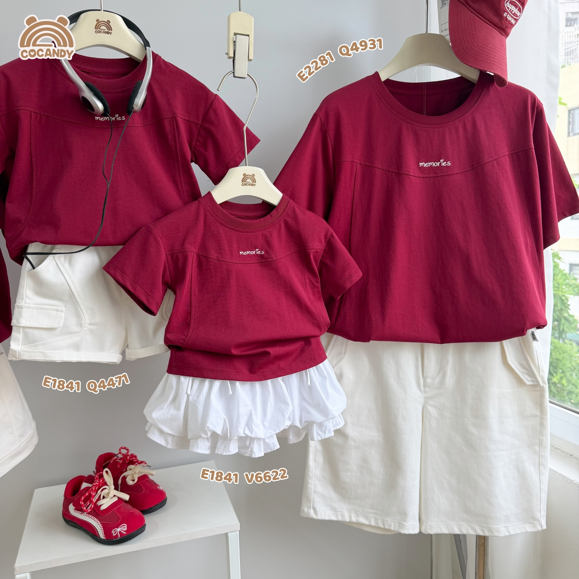 Áo cộc cotton ĐỎ thêu logo CCD NAM_thumbnail_1