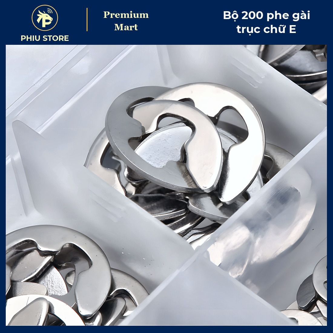 Phe Gài Trục Chữ E - Bộ 200 Phe Cài 3 Chấu 10 Cỡ 1.5-10mm, Phe Chặn Trục Chữ E - PHIU STORE_thumbnail_2