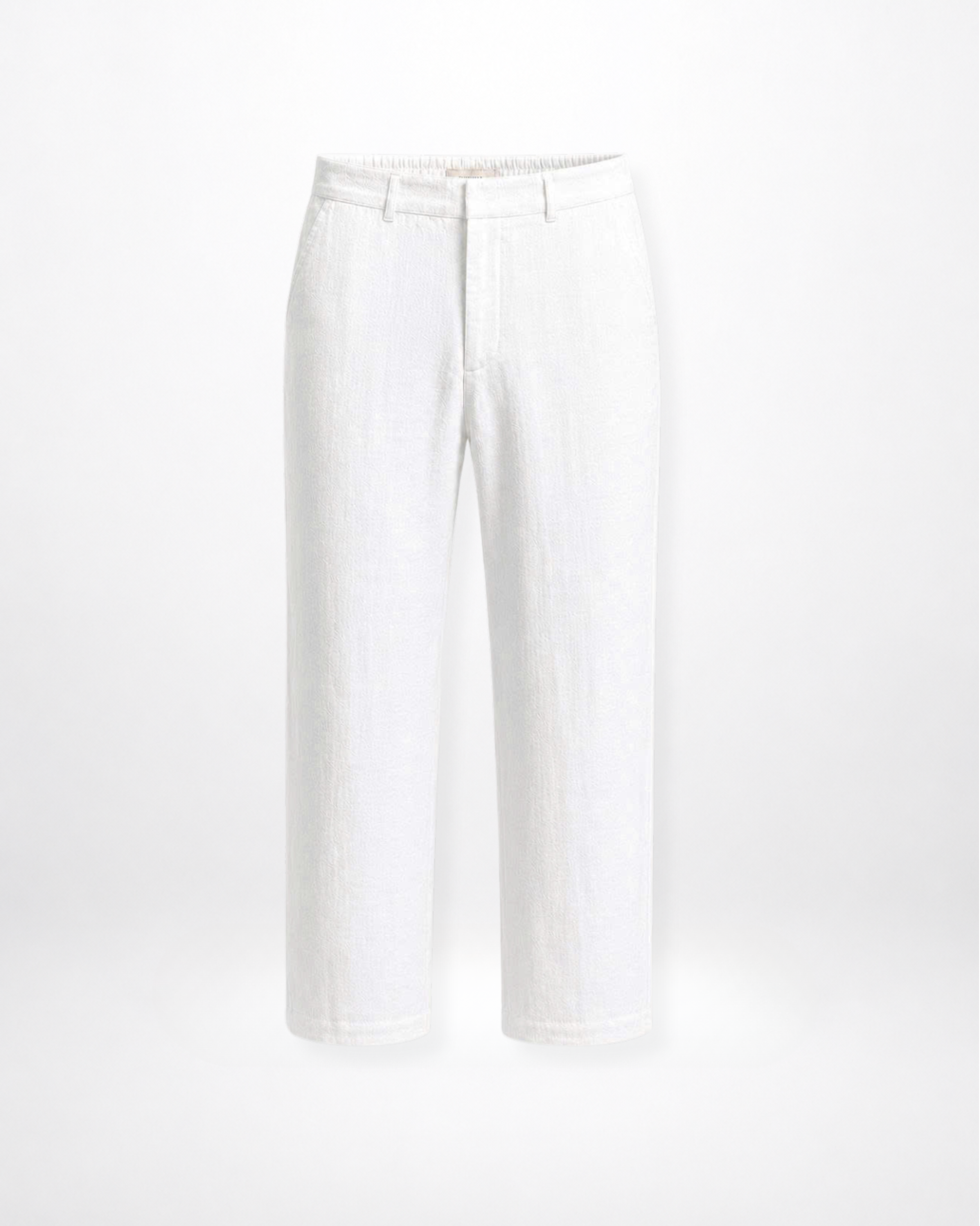 100% PREMIUM LINEN - QUẦN TÂY ỐNG ĐỨNG 20cm - 1/2 Lưng Thun_thumbnail_1