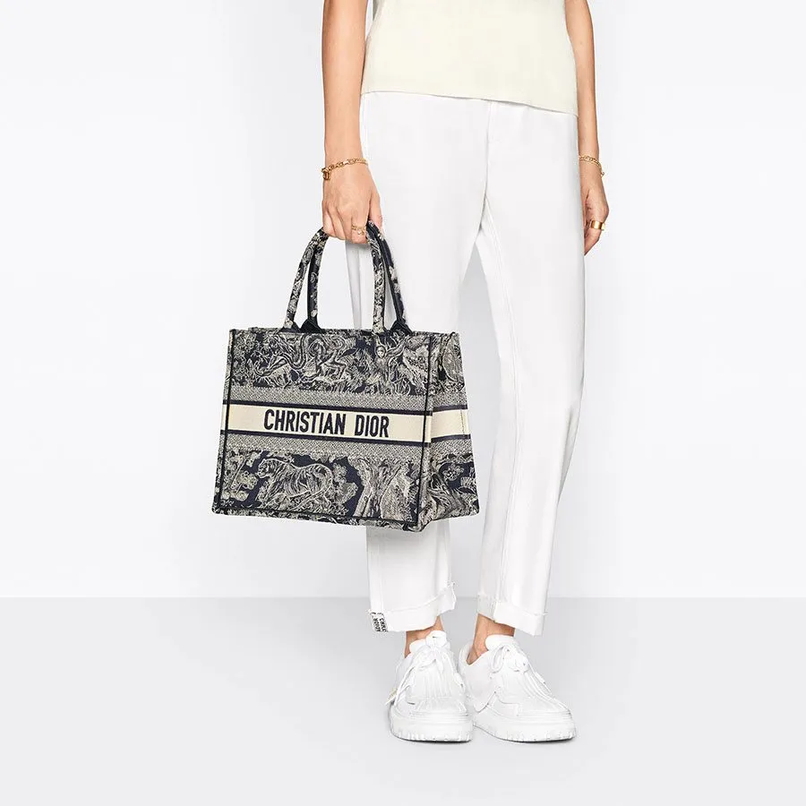 Dior Book Tote Blue _thumbnail_3