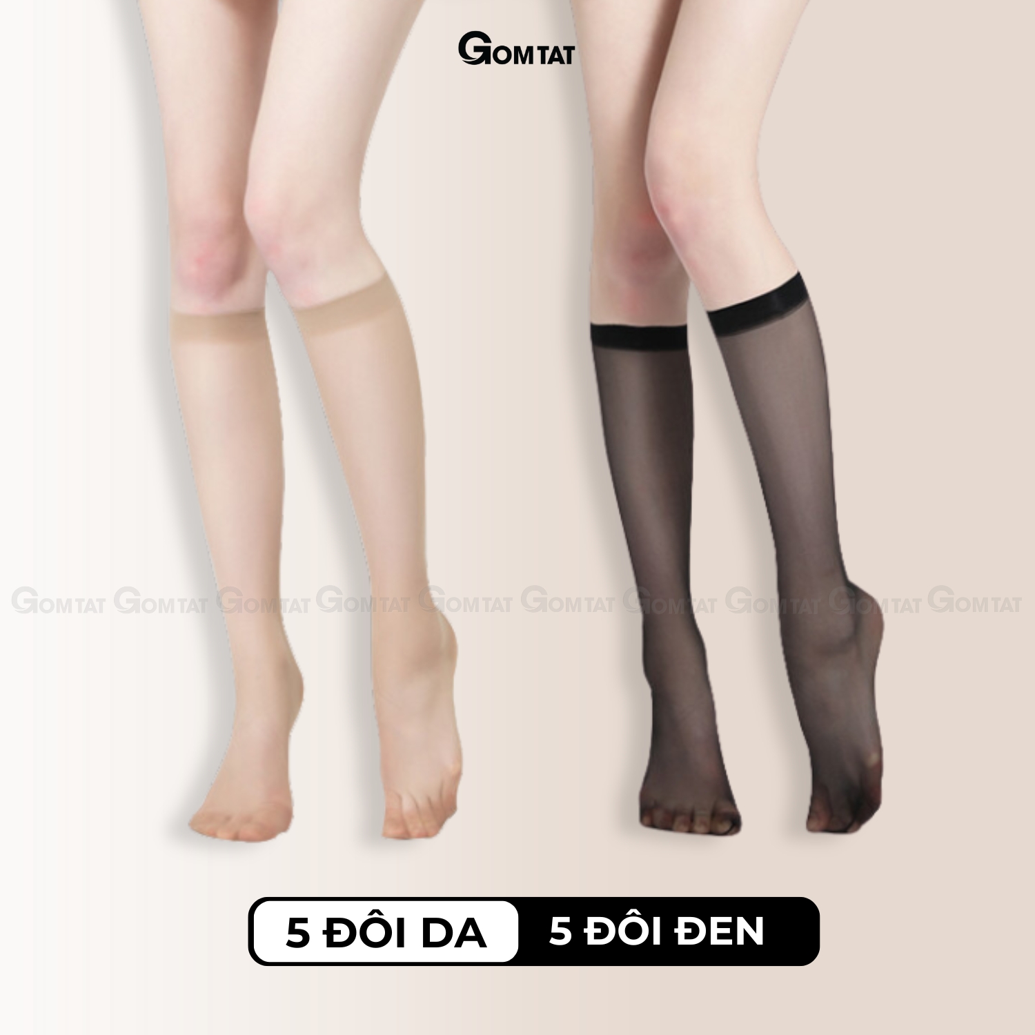 Combo 10 đôi tất che khuyết điểm cổ cao dành cho nữ GOMTAT, vớ da che khuyết điểm siêu thật chân , khó xước - GUO-A099_thumbnail_15