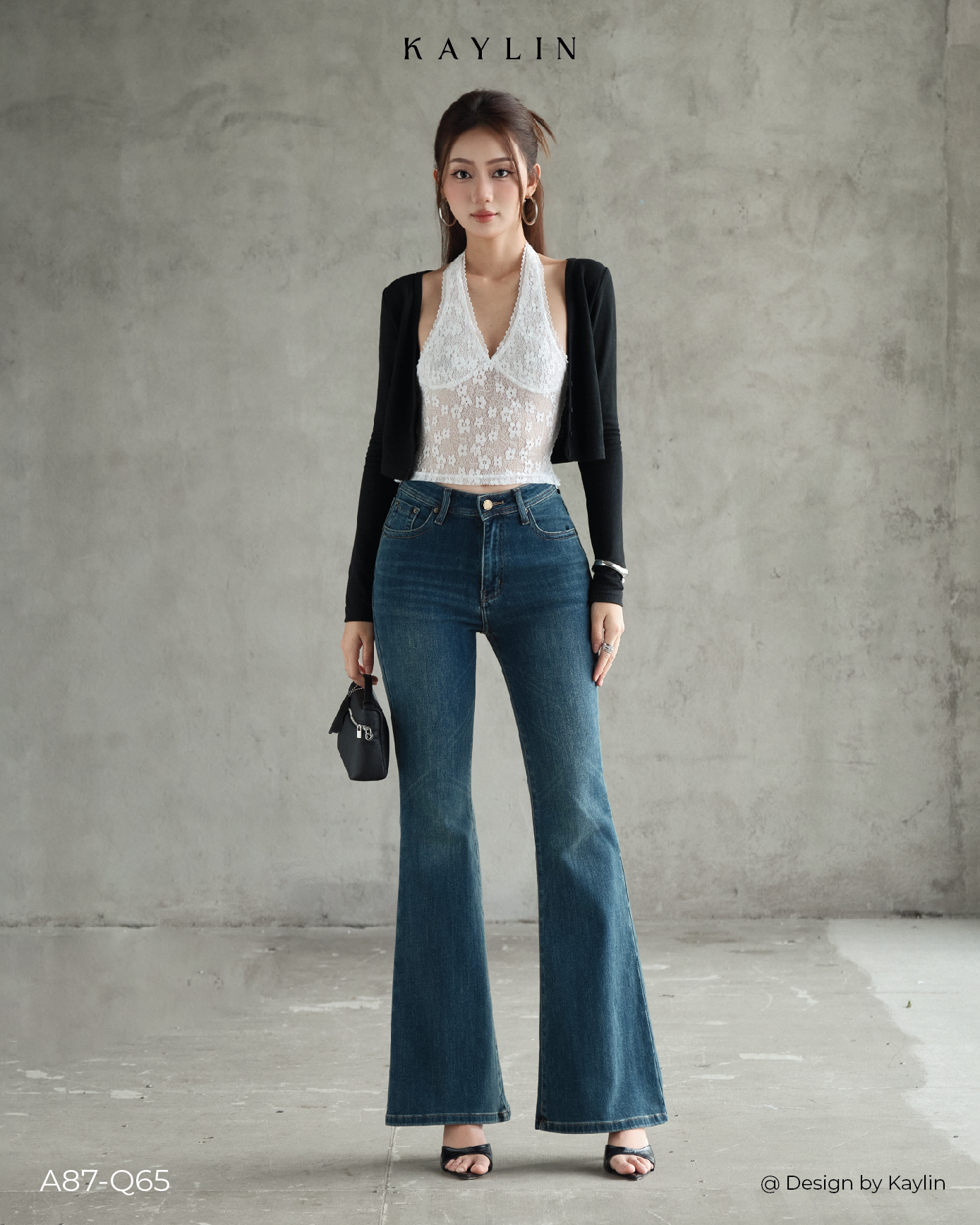 Set Áo Yếm Ren & Cardigan KAYLIN Lace Top