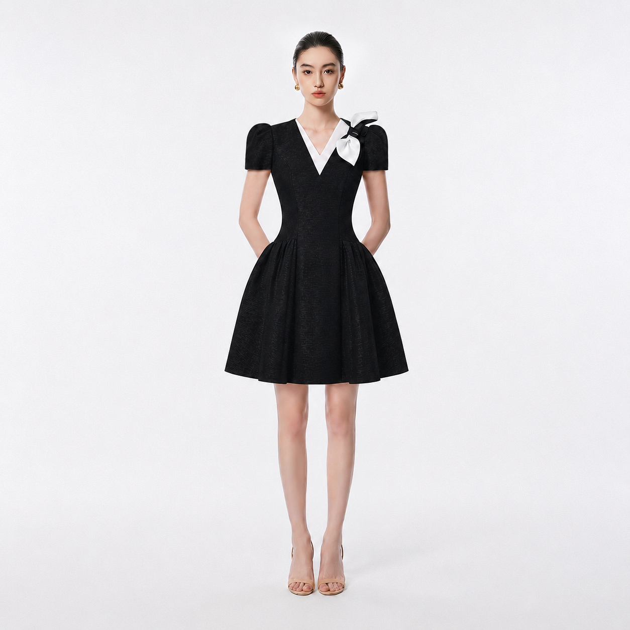 BLACK KATY DRESS
