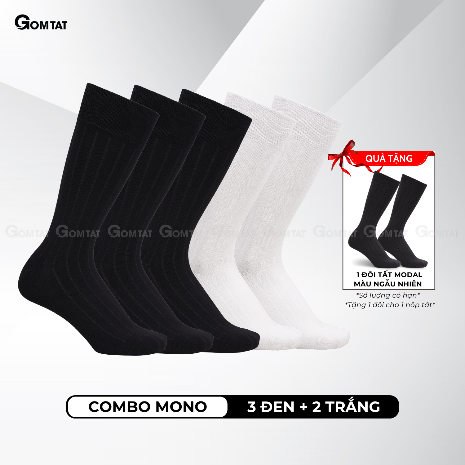 [MODAL PREMIUM] Hộp 5 đôi tất nam đi giày tây GOMTAT, chất liệu sợi Modal gỗ sồi cao cấp kháng khuẩn - STA-5012_thumbnail_12