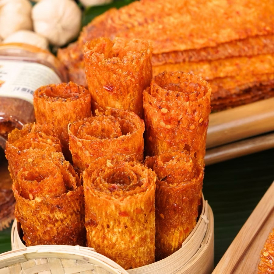 Mực Cán Sốt Tắc - Túi zip 500g