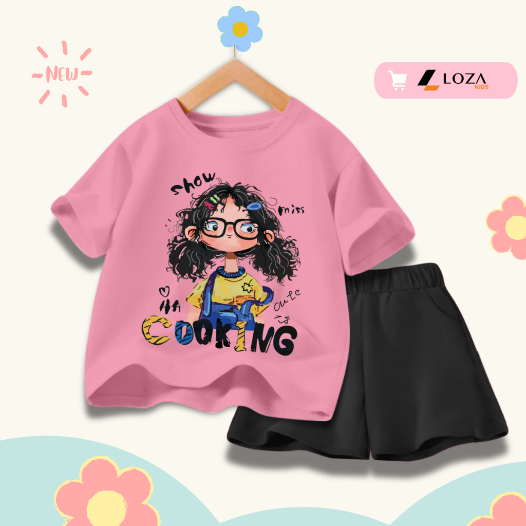 [XẢ KHO BỘ BÉ GÁI SIZE 160] Bộ đồ cho bé gái nhiều mẫu - Quần áo bé gái từ 35-40kg - Loza Kids XB010_thumbnail_9