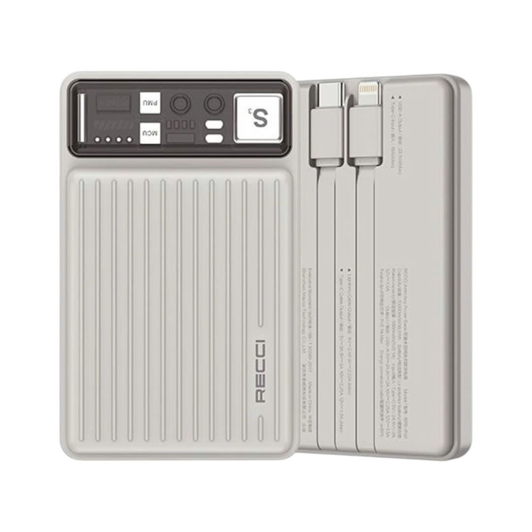 Sạc dự phòng Recci - RPB-P40 BLACK & GRAY ( 10.000mAH )_thumbnail_5