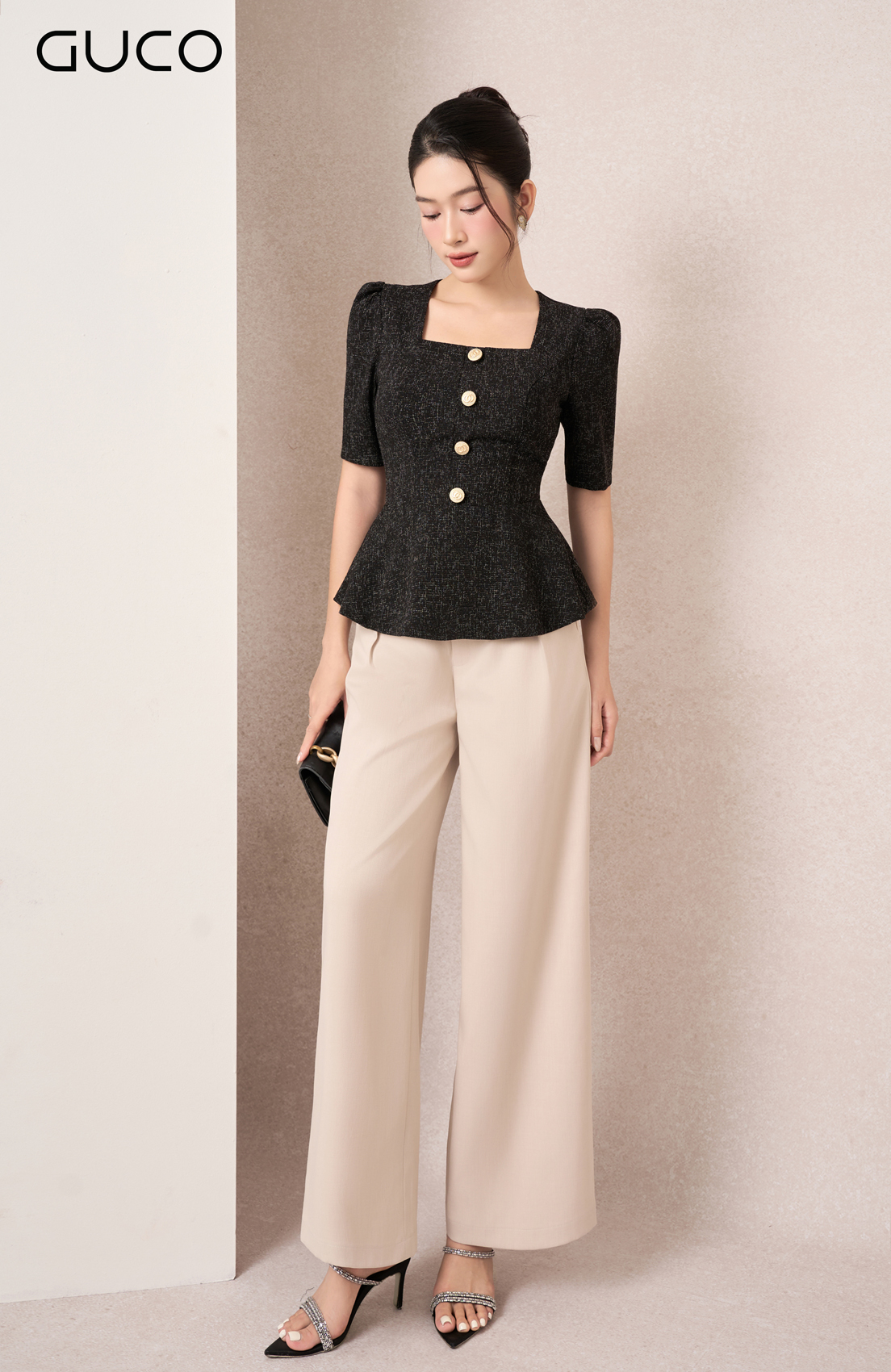 ÁO PEPLUM THIẾT KẾ CỔ VUÔNG - ĐEN_thumbnail_2