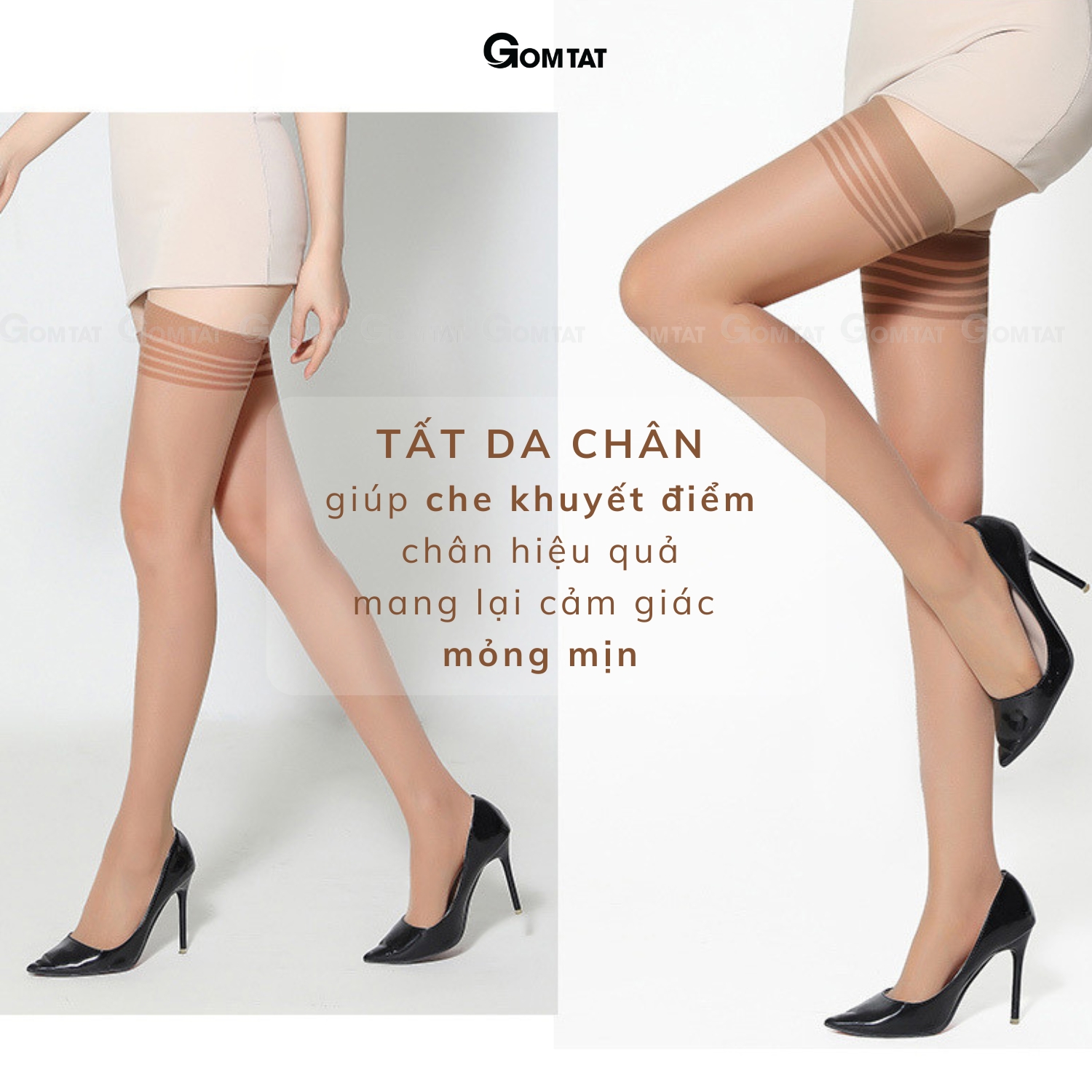Set 10 đôi tất vớ dài qua gối nữ GOMTAT che khuyết điểm siêu dai, chất liệu sợi poly mềm mịn co giãn - GUO-A104_thumbnail_5