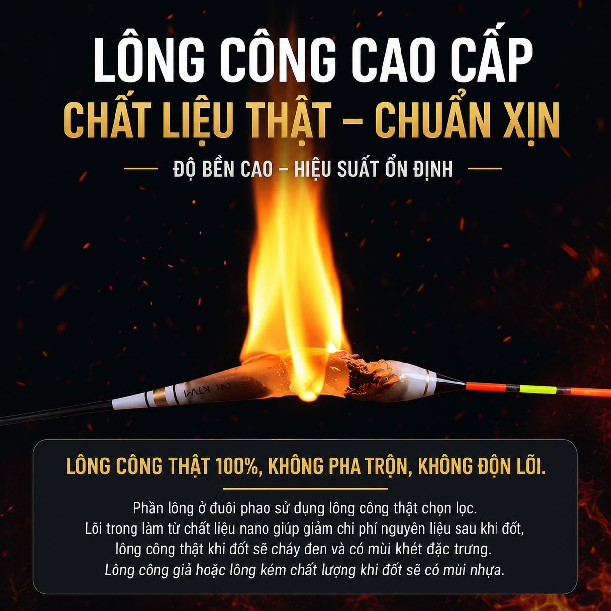 Phao Câu Cá Lông Công Cao Cấp_thumbnail_1