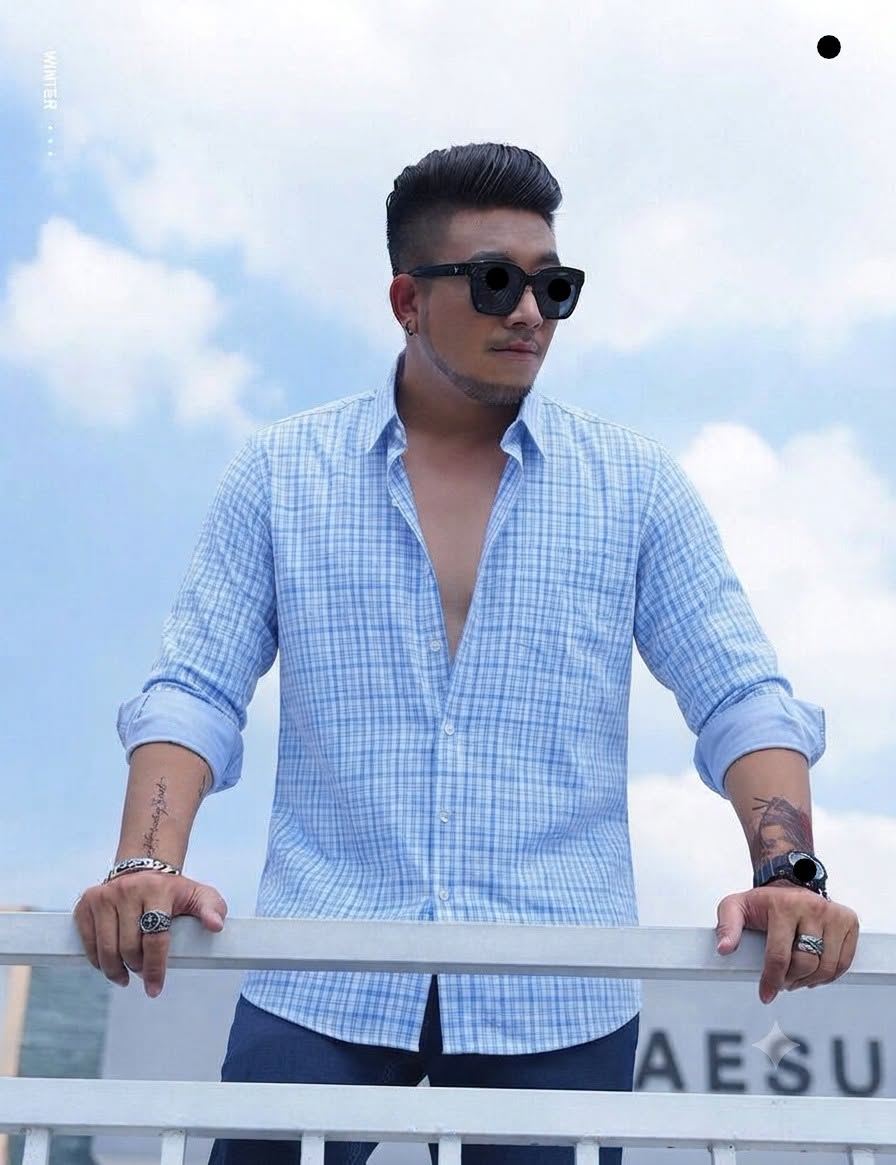Áo sơ mi nam tay dài mã PIE2409
