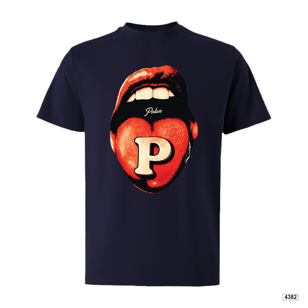 Áo thun nam Red Lips Graphic form rộng cá tính Polux 4382_thumbnail_14
