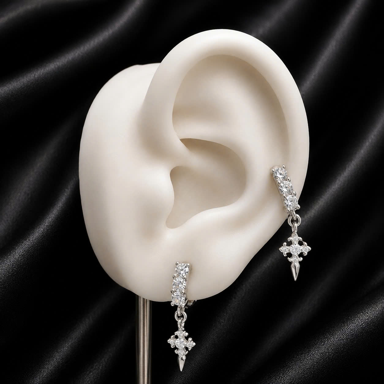 Khuyên vòng kiểu rơi thánh giá đá giữa 8mm_thumbnail_3