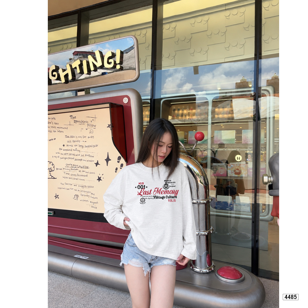 Áo thun nữ boxy tay dài Miucho cotton xược 4485_thumbnail_4
