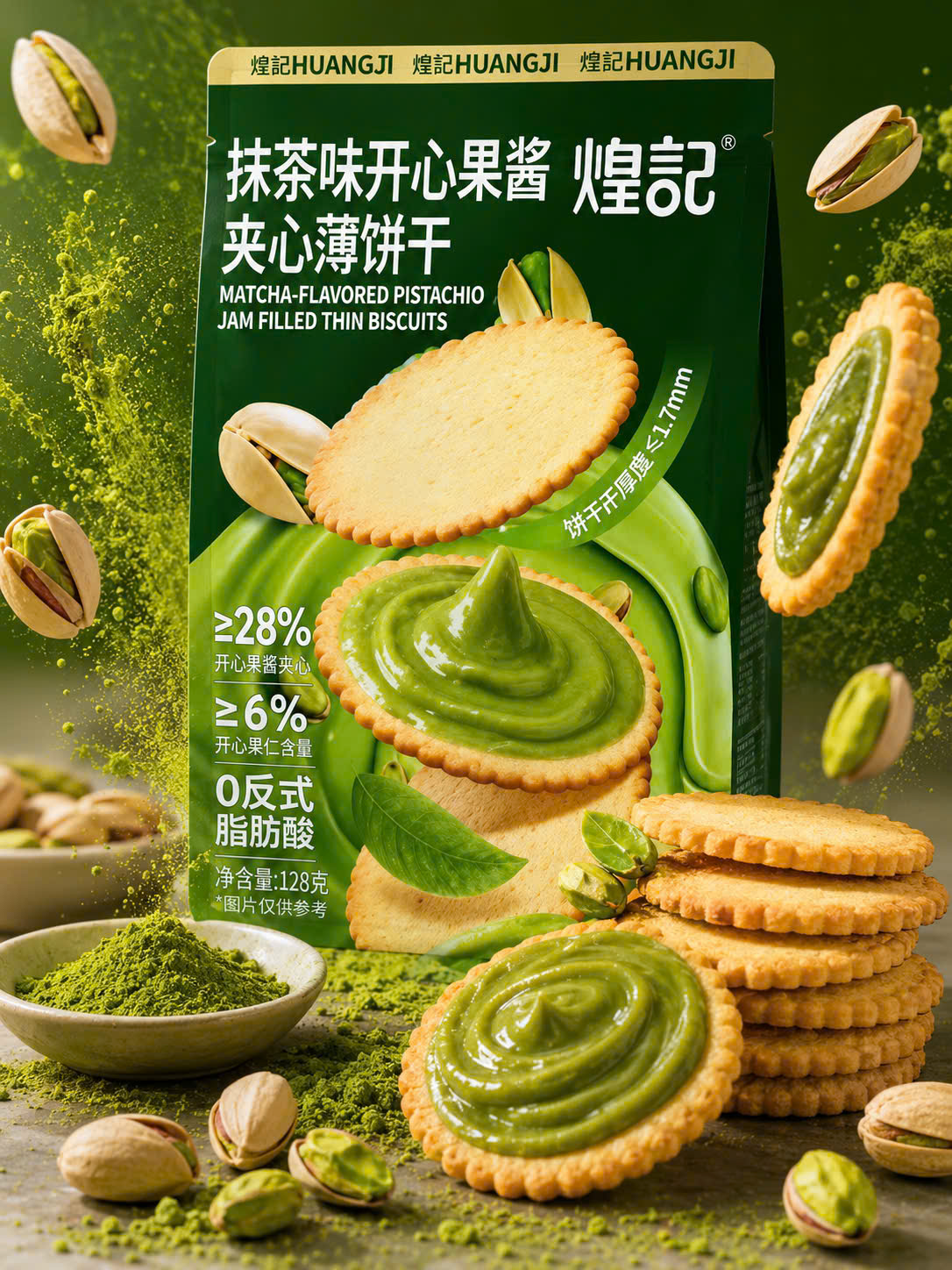SET 2 GÓI BÁNH QUY GIÒN HUANGJI