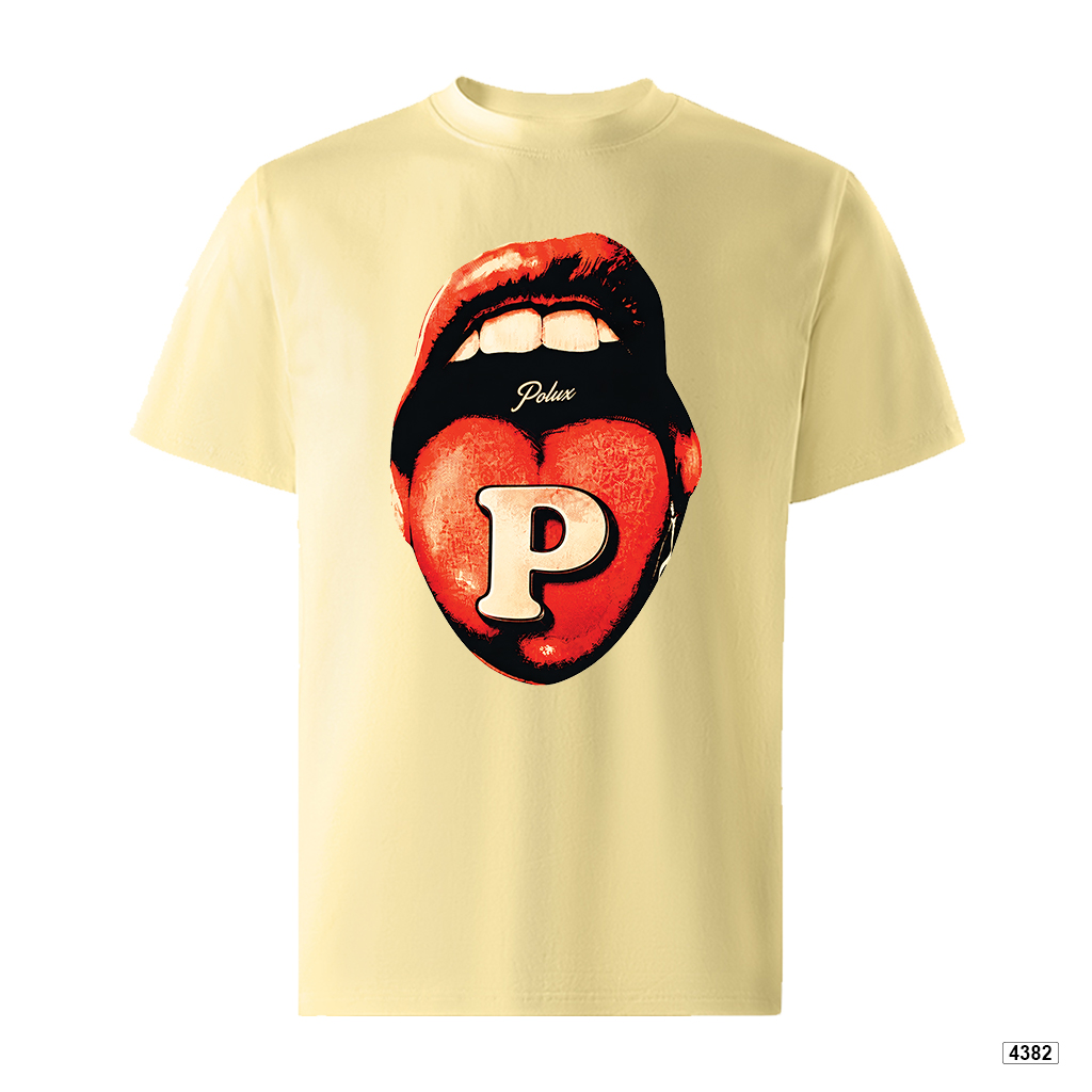 Áo thun nam Red Lips Graphic form rộng cá tính Polux 4382_thumbnail_8