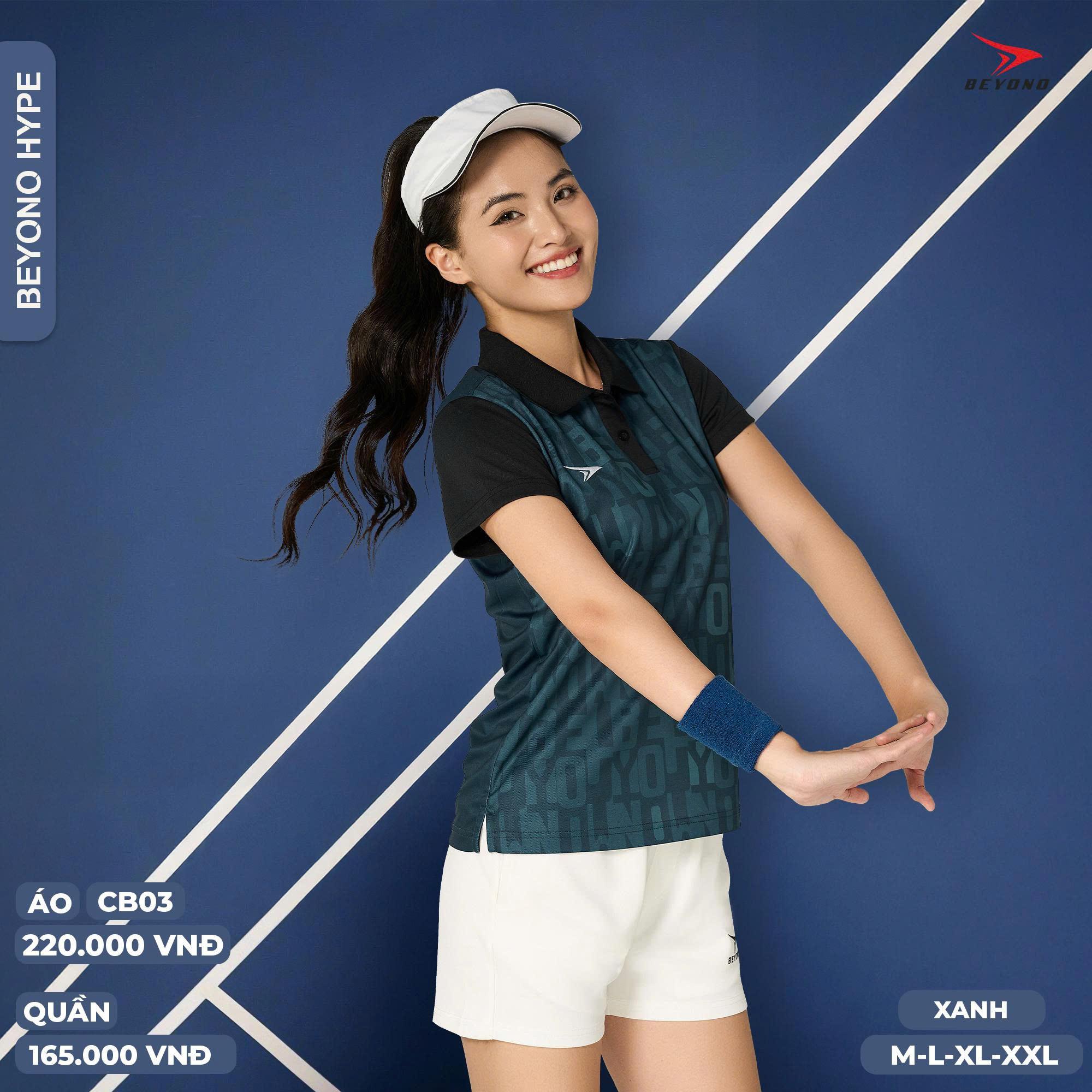 Áo Pickleball Cầu Lông Beyono Hype CB03 Thun Mè Thoáng Mát Thể Thao Đương Đại_thumbnail_6