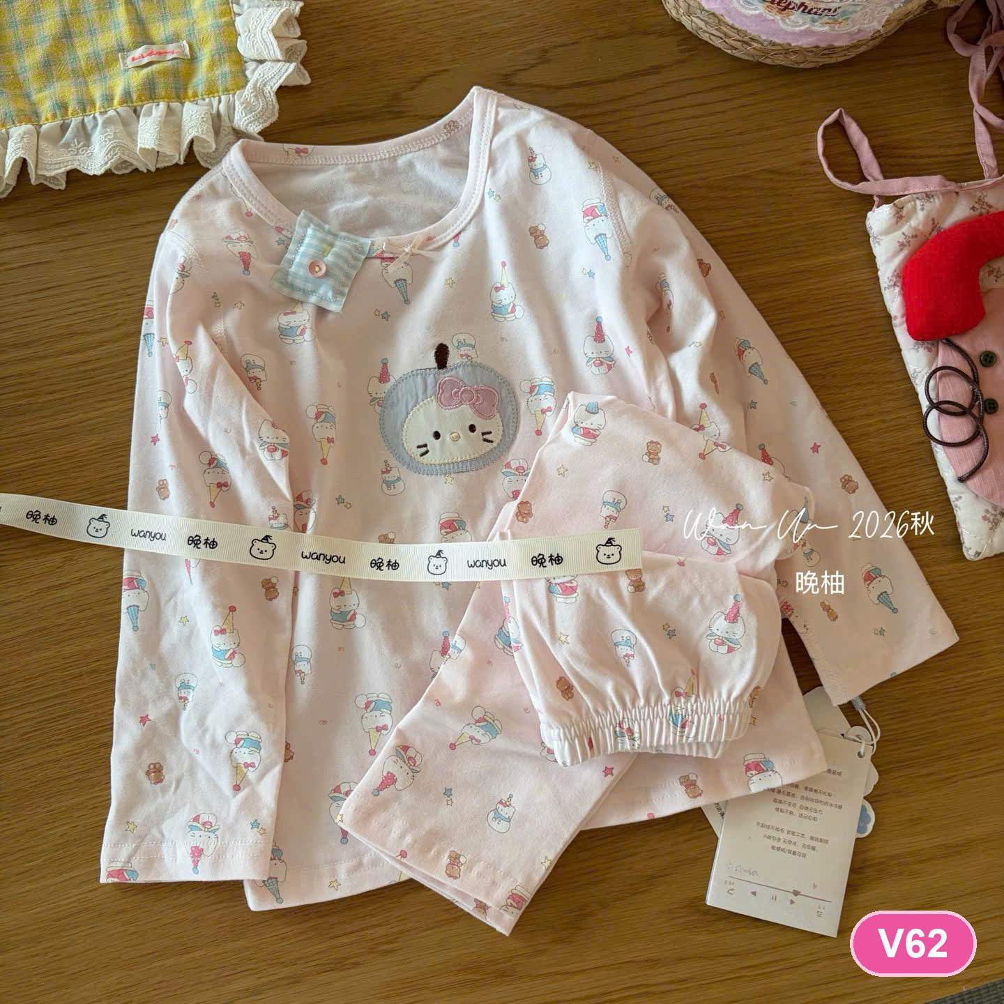 V62 - Set đồ ngủ hãng IU | Sz 90-120 | 8955_thumbnail_0