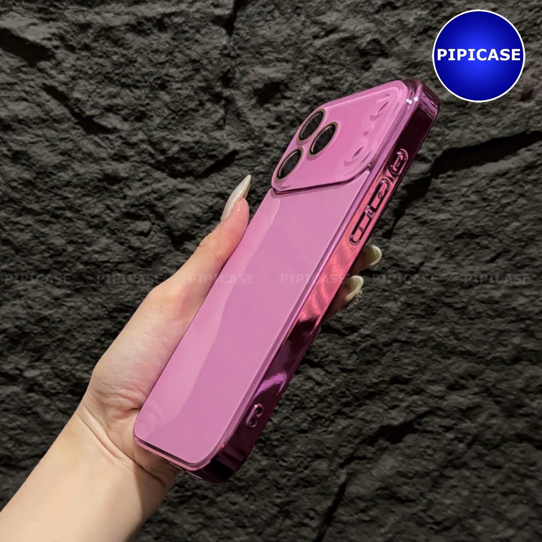 Ốp Lưng iPhone 17 Pro Max - Gash - Hồng Đậm_thumbnail_4